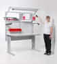 Lighting for packing bench